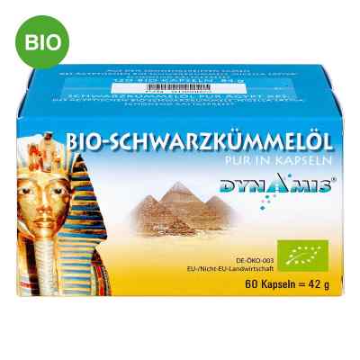 Dynamis Huile de nigelle égyptienne bio pure en gélules (120 gélules)