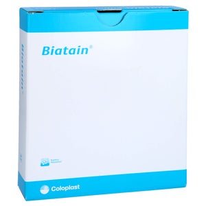 Biatain® Super nicht-haftender Hydrokapillarverband 10x10 cm (10 Stück)