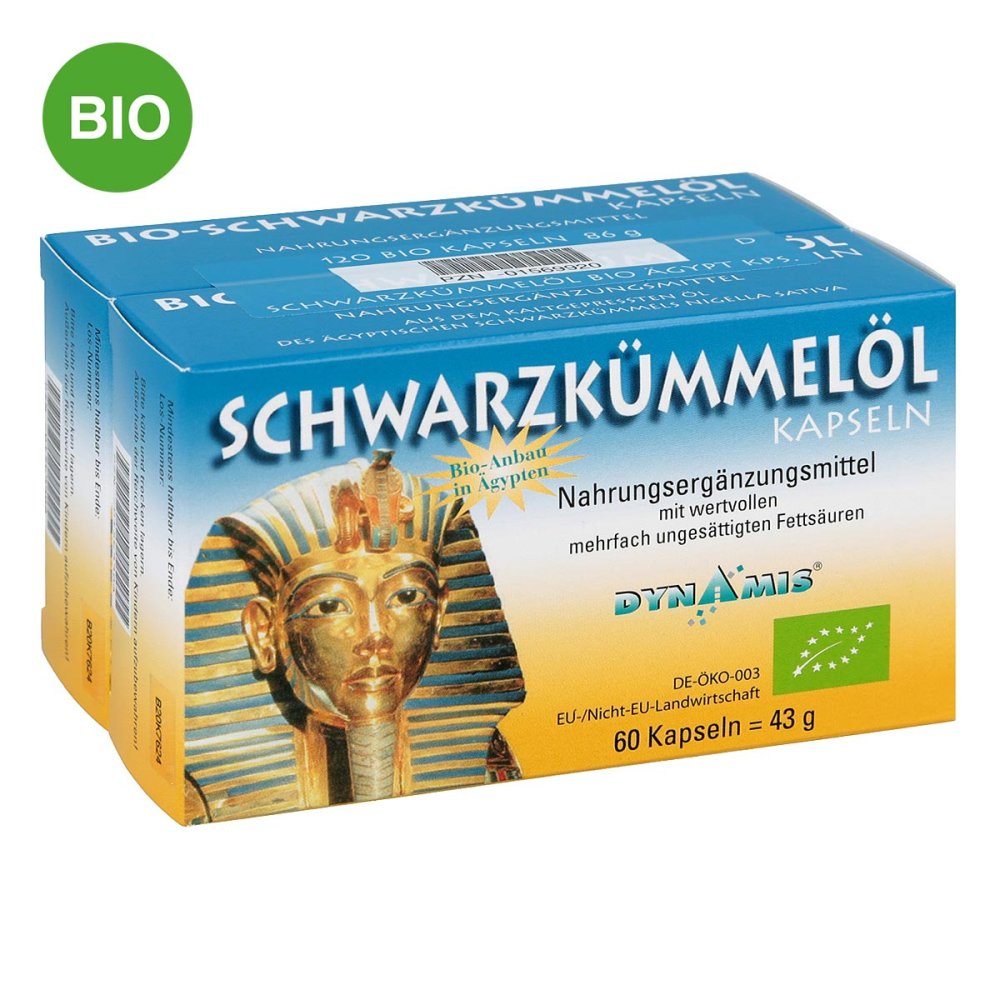 Dynamis Gesundheitsprod.Vertr.GmbH cumin noir bio égyptien gélules (120 gélules)