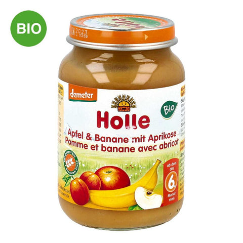 Holle Apple & Banana with Apricot (190 g)