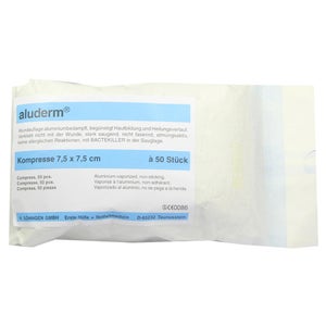 Aluderm Kompressen 7,5x7,5 cm (50 Stück)