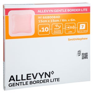 Allevyn Gentle Border Lite 15x15 cm pansement en mousse (10 pièces)