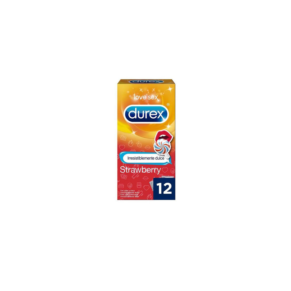 Durex Emoji Fresa (12 unités)