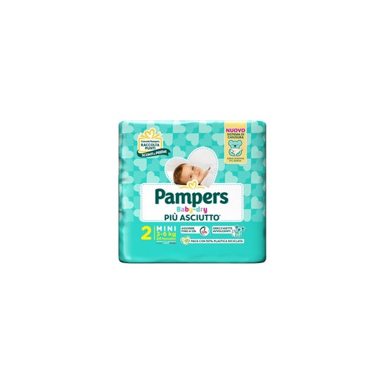 Pampers Baby Dry Downcount Mini (24 pièces)