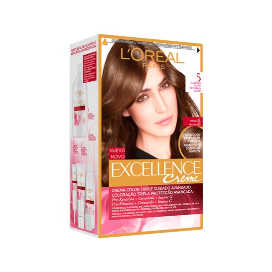 L'Oréal Set Excellence crème colorante 5-marron clair