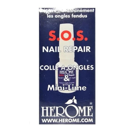 Herome SOS Nail Repair colle à ongles avec mini lime (10 ml)