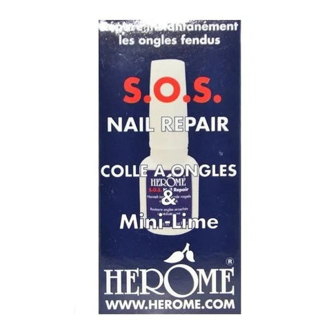 Herome SOS Nail Repair colle à ongles avec mini lime (10 ml)