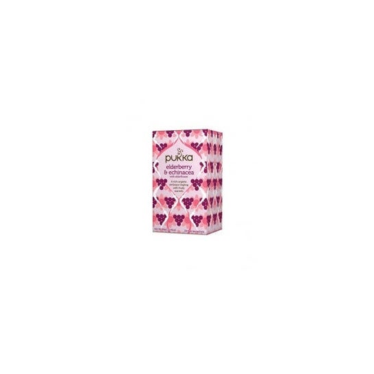 Pukka Tisane Baie de Sureau et Échinacée Bio 20 Sachets