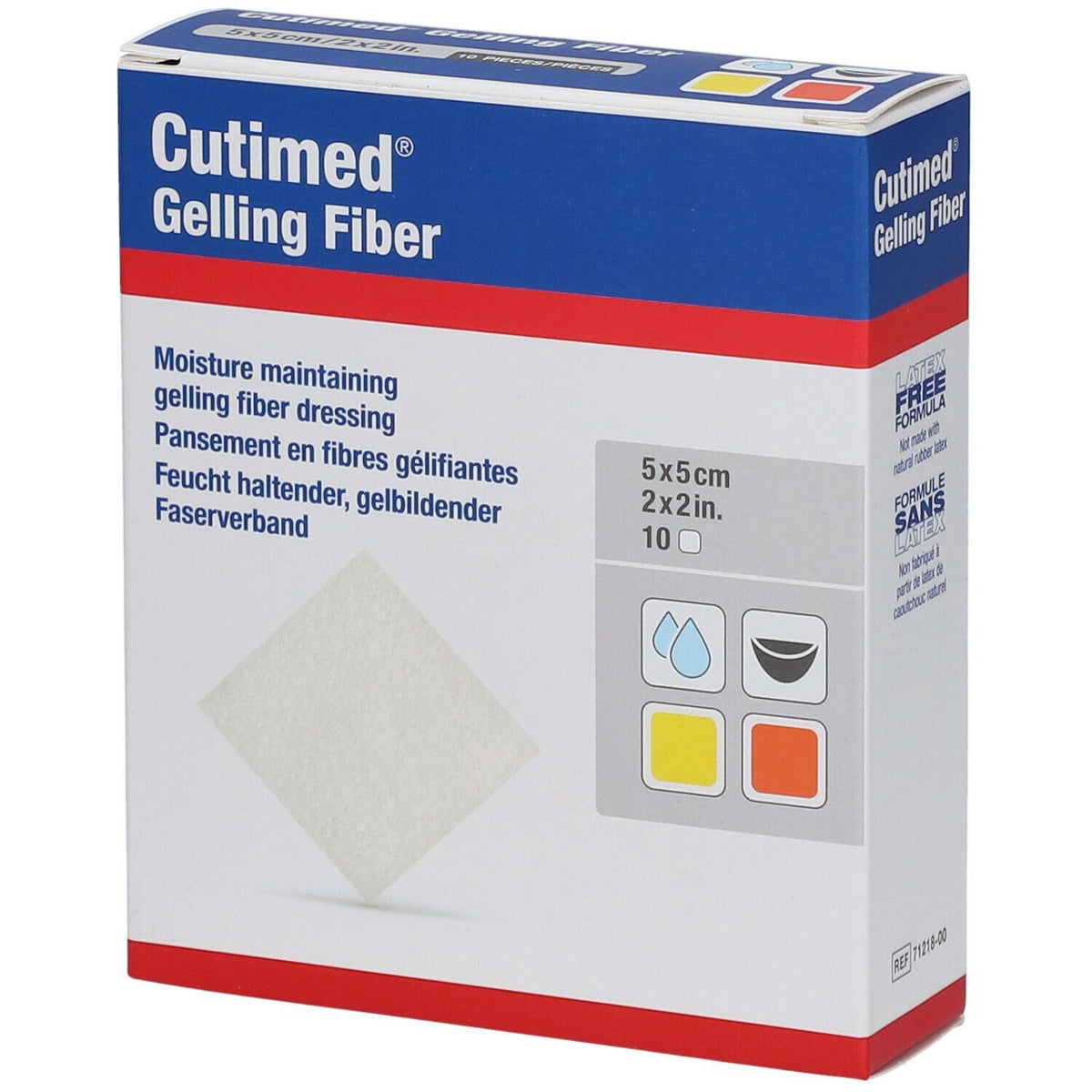 Cutimed Gelling Fiber 5 x 5 cm (10 pièces)