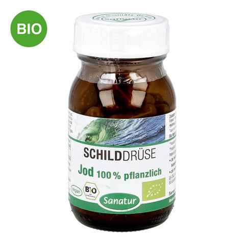 Sanatur Jod 100% pflanzliche Bio-Kapseln (60 Stück)
