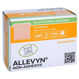 Allevyn nicht haftende Kompressen 5x5 cm (10 Stück)