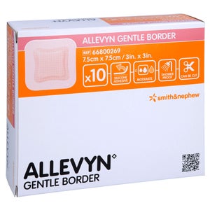 Allevyn Gentle Border 7,5x7,5 cm Schaumverband (10 Stück)
