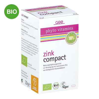 GSE Organic Zinc Compact 60 tablets