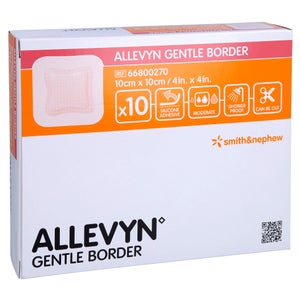 Allevyn Gentle Border pansement en mousse 10x10 cm (10 pièces)
