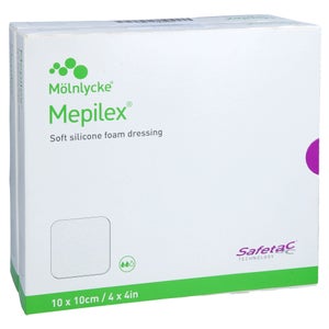 Mepilex 10x10 cm pansement en mousse (10 pièces)