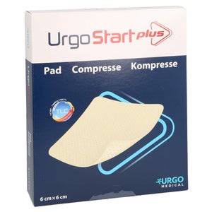 Urgo UrgoStart Plus Kompresse 6x6 cm (10 Stück)