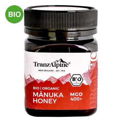 Tranzalpine Bio miel de manuka MGO 400+ (250 g)