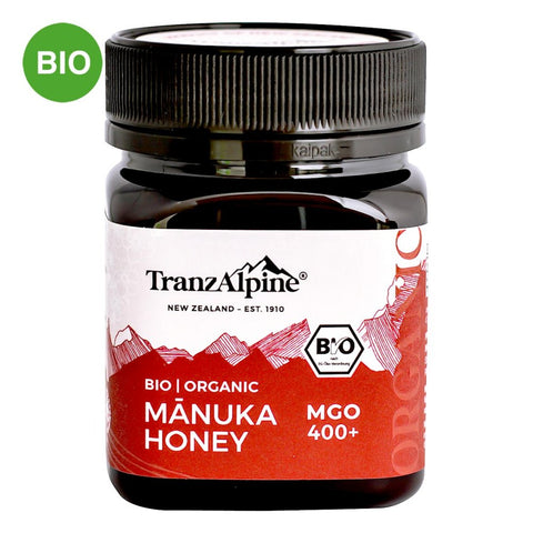 Tranzalpine Bio Manuka-Honig MGO 400+ (250 g)