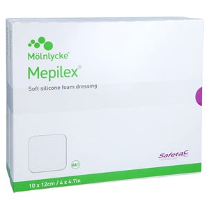 Mepilex pansement en mousse 10x12 cm (10 pièces)