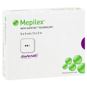 Mepilex pansement en mousse 5x5 cm (5 pièces)