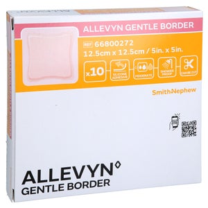 Allevyn Gentle Border 12,5x12,5 cm (10 pièces)