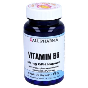 Vitamin B6 50 mg GPH Kapseln (30 Stück)