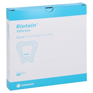 Biatain Schaumverband Sakrum 17x17 cm 5 Stück