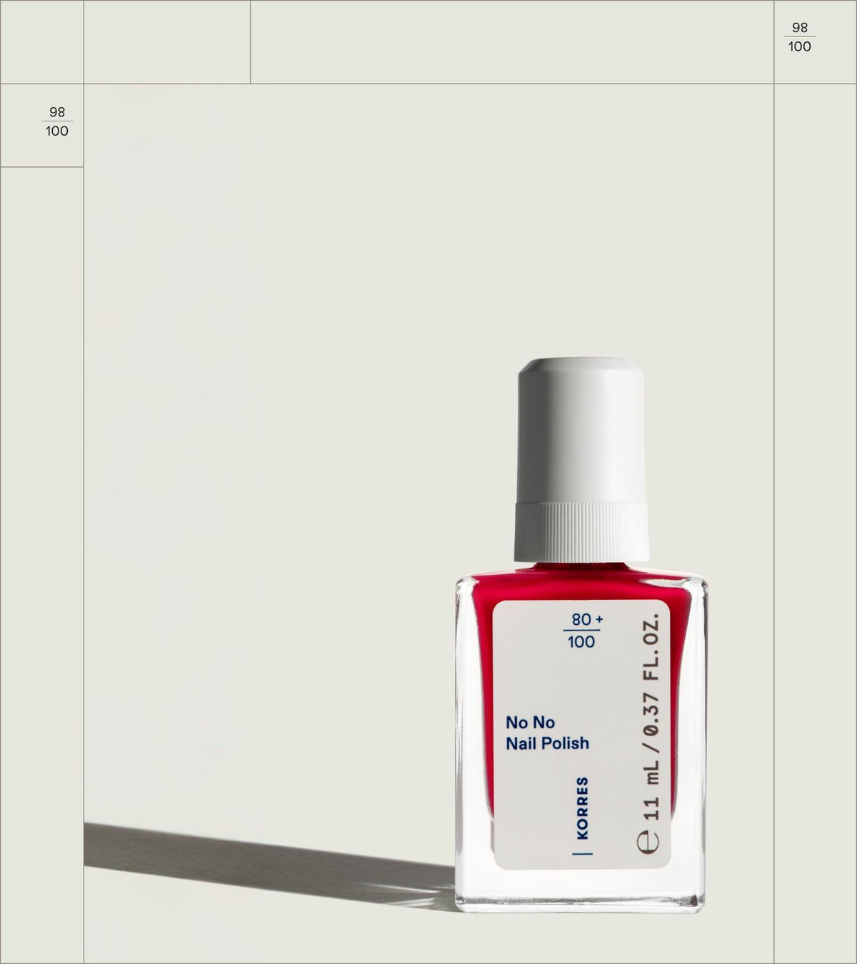 KORRES No No vernis à ongles Coral Red 48 (11 ml)