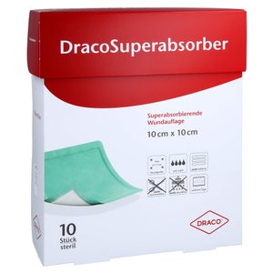DracoSuperabsorber pansement 10x10 cm (10 pièces)