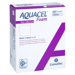 Aquacel Foam non adhésif 5x5 cm pansement (10 pièces)