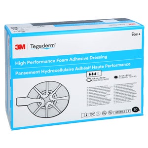 3M Tegaderm Foam Adhesive ovale 6,9 x 7,6 cm (10 pièces)