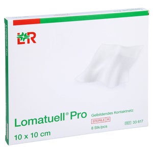 Lomatuell Pro stérile 10x10 cm (8 pièces)