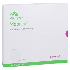 Mepilex pansement en mousse 15x15 cm (5 pièces)