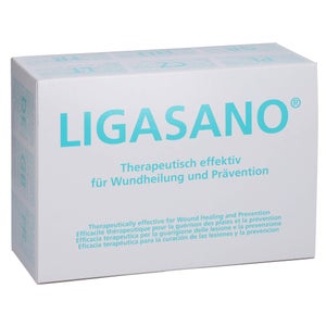 Ligasano weiß Wundauflage 1x16x24 cm steril (10 Stück)
