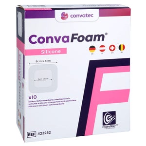 Airforce One ConvaFoam Silicone pansement (8x8 cm, 10 pièces)