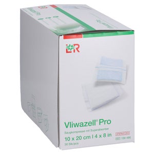 Vliwazell Pro compresse superabsorbante stérile (30 pièces)
