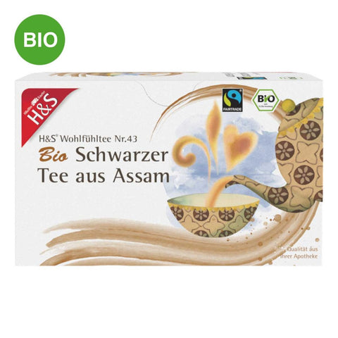 H&S Bio-Assam-Schwarztee Filterbeutel (20x1,80 g)