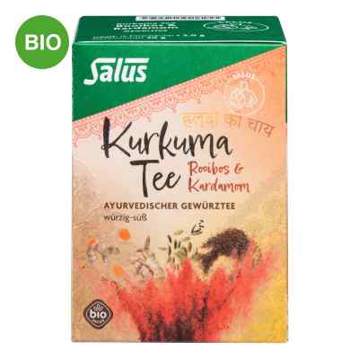 Salus Thé au curcuma, rooibos et cardamome bio (15 sachets)