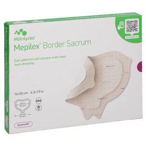 Mepilex Border Sacrum mousse 16x20 cm (5 pièces)