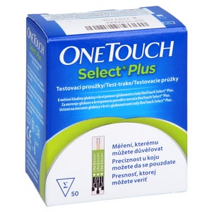 One Touch Select Plus Blutzuckerteststreifen (50 Stück)