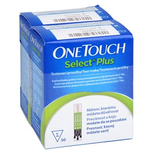 OneTouch Select Plus Blutzuckerteststreifen (2x50 Stück)