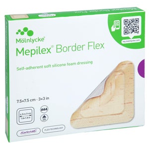 Mepilex Border Flex pansement mousse adhésif (7,5x, 5 pièces)