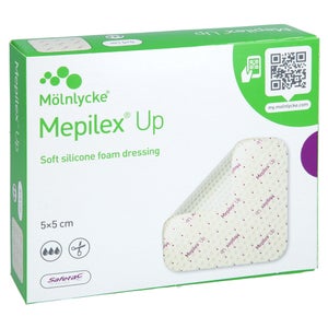 Epi Mepilex Up pansement en mousse 5x5 cm (5 pièces)
