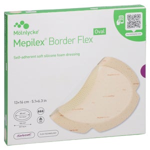 Mepilex Border Flex pansement mousse adhésif 13x1 (5 pièces)