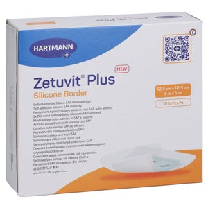Zetuvit Plus Silicone Border stérile 12,5 (10 pièces)