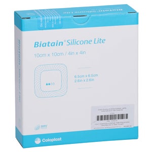 Biatain Silicone Lite pansement mousse 10x1 (10 pièces)