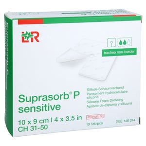 Suprasorb® P sensitive nicht haftender Silikonschaumverband (10 x 9 cm)