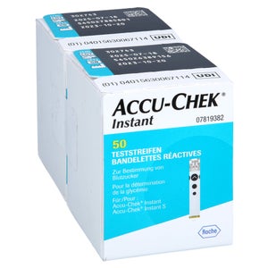 Accu-chek Instant bandelettes de test (2 x 50 pièces)