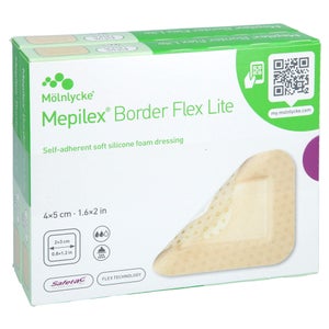 Mepilex Border Flex Lite Schaumverband 4x5 cm (20 Stück)