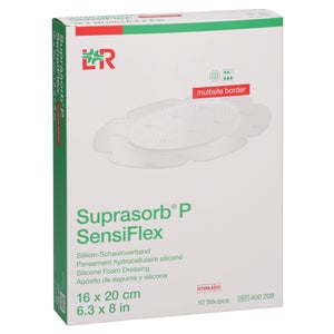 Lohmann & Rauscher Suprasorb P Sensiflex Multisite Border (16x20cm, 10 pièces)